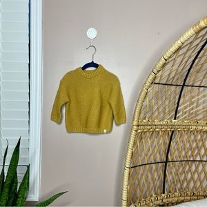 Zara gender neutral oversized baby sweater